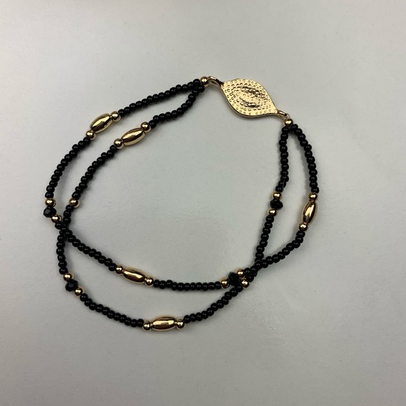 🧿Evil Eye Pave Beaded Stretch Bracelet - Picture 7 of 8